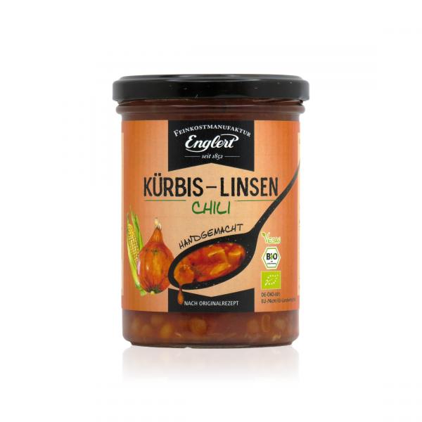 Bio Kürbis-Linsen Chili 390 g / Glas